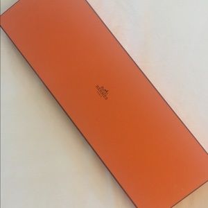 Hermès tie box with tissue